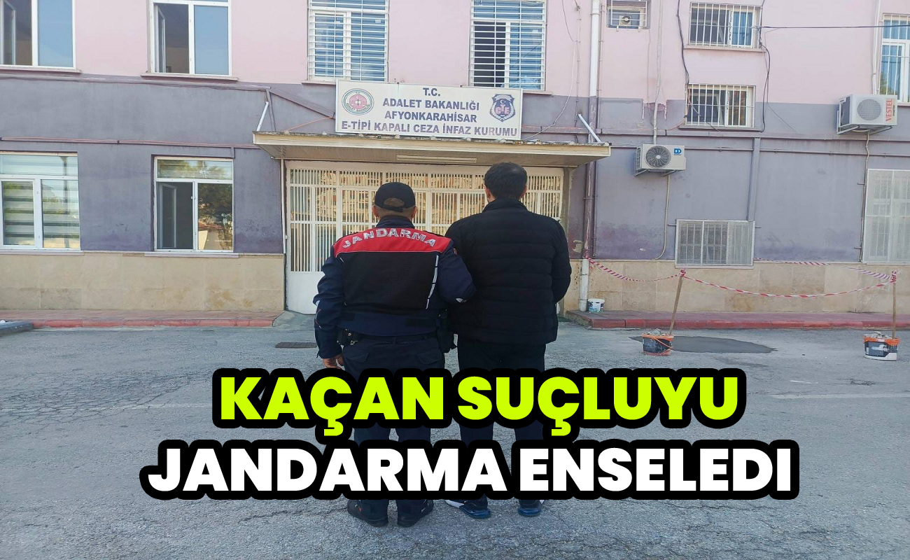Kaçan suçluyu Jandarma enseledi